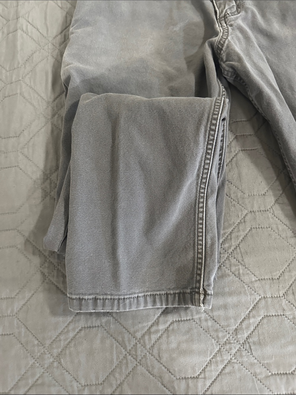 Carhartt pants gray men’s size 30/34 distressed - Picture 5 of 7